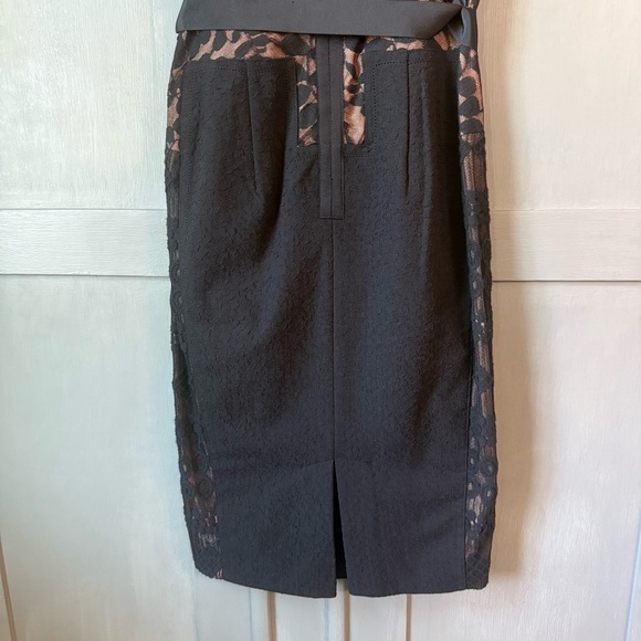 Anthropologie Beguile by Byron Lars Carissima Black Lace Sheath Dress Size 0 - Picture 11 of 11